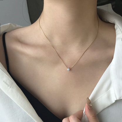 Elysian Diamond Drop Necklace