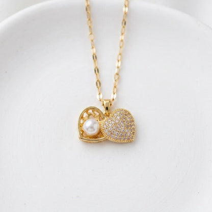 Aurielle Diamond Glow Heart Necklace