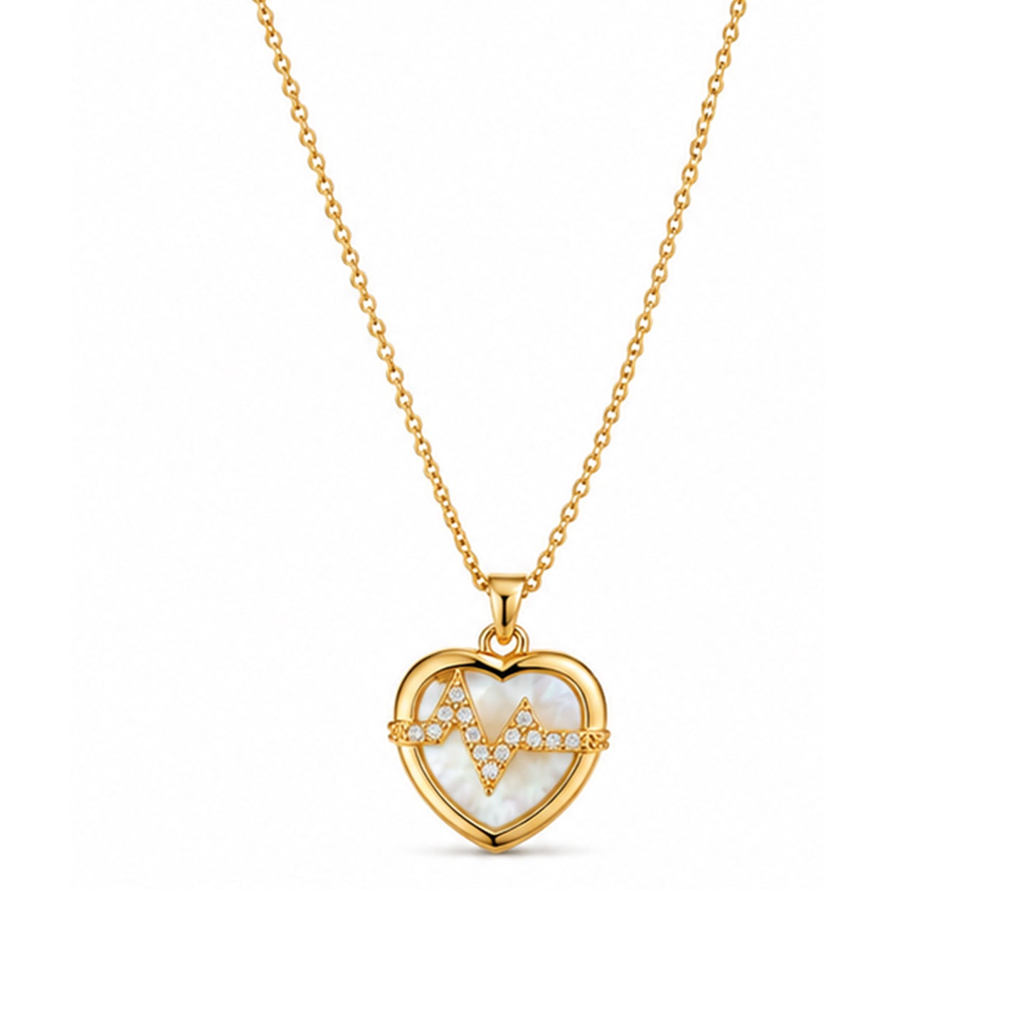 Lumière Pulse Heart Necklace